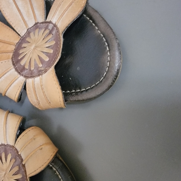 PIKOLINOS Tan and Brown Sandals with Le Dec - Picture 2 of 9